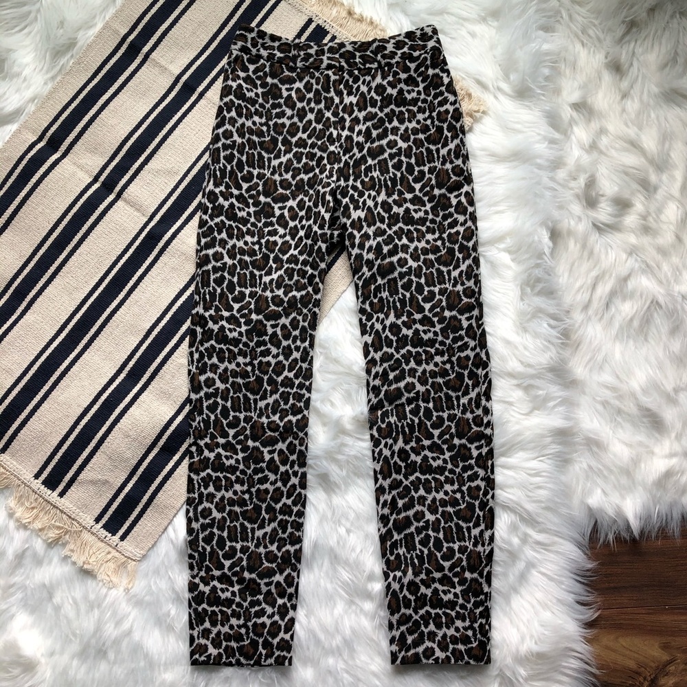 topshop giraffe trousers metallic 2 animal print